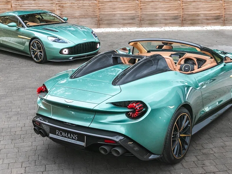 2018 Aston Martin Vanquish Zagato Coupe for sale, exterior, Grün Metallic