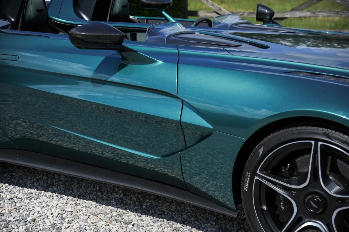 2022 Aston Martin V12 Speedster DBR1 Package for sale, exterior, Forest Green