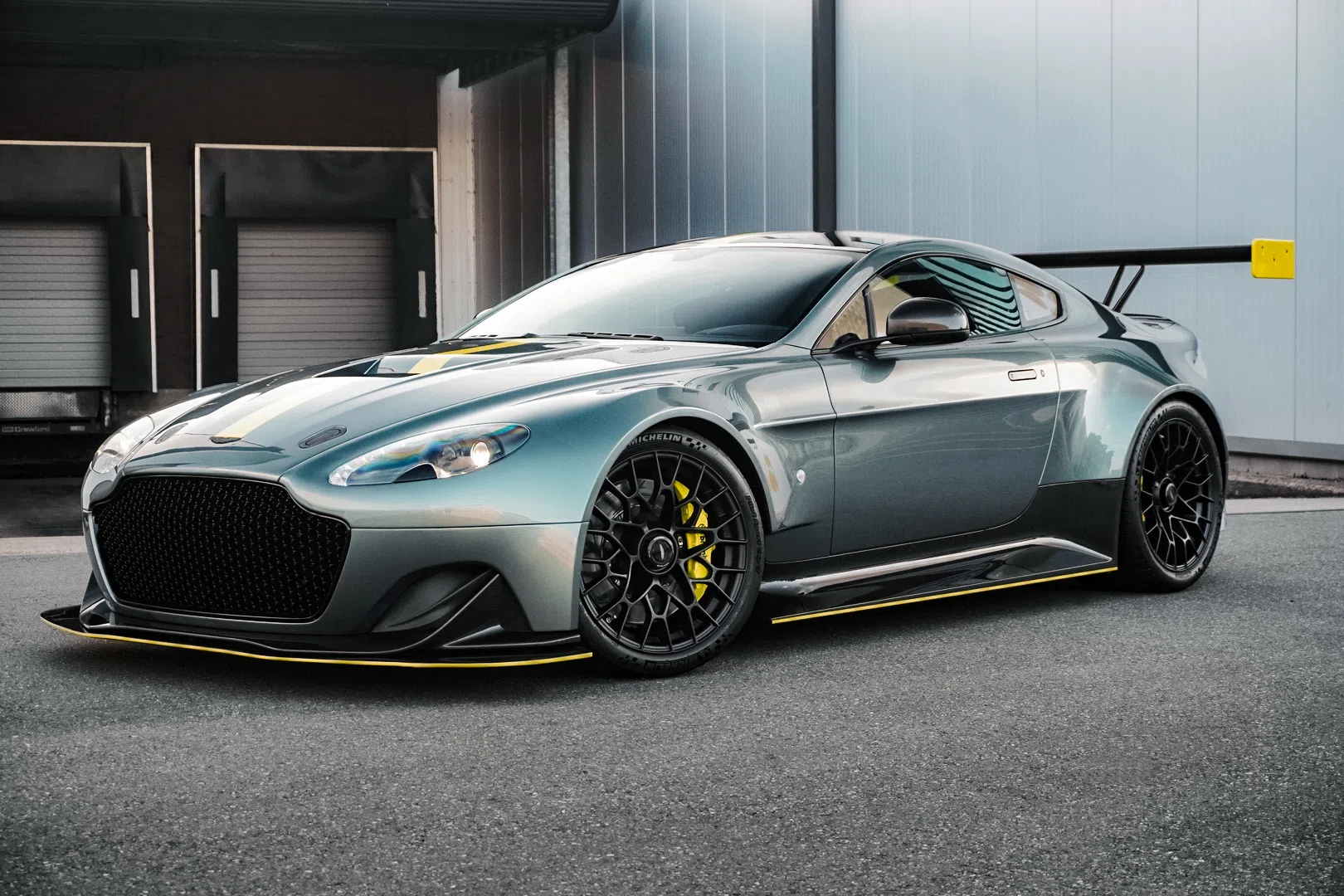 2017 Aston Martin Vantage AMR Pro V8 1 of 7 for sale, exterior, Stirling Green