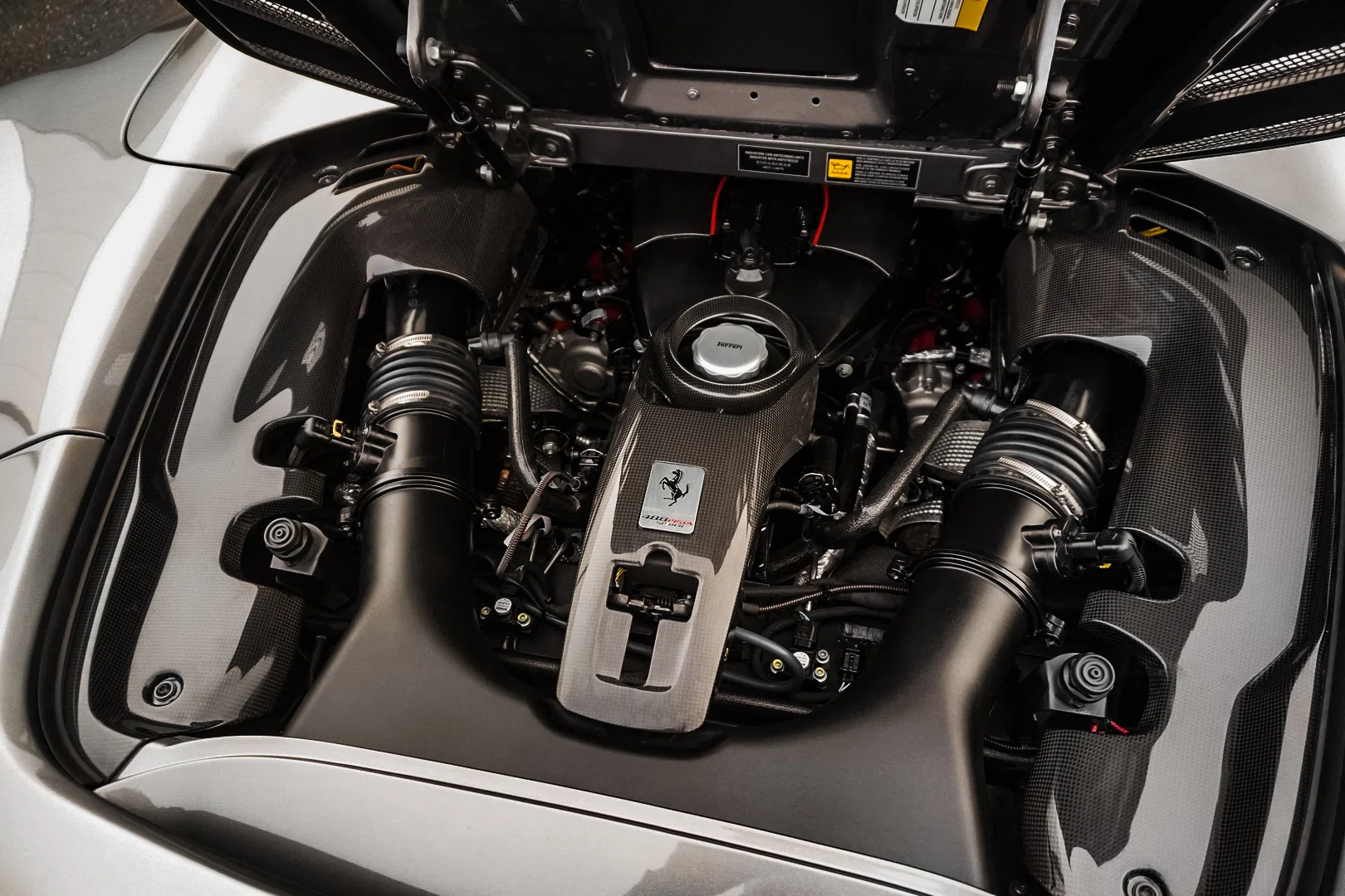 2019 Ferrari 488 Pista Spider engine