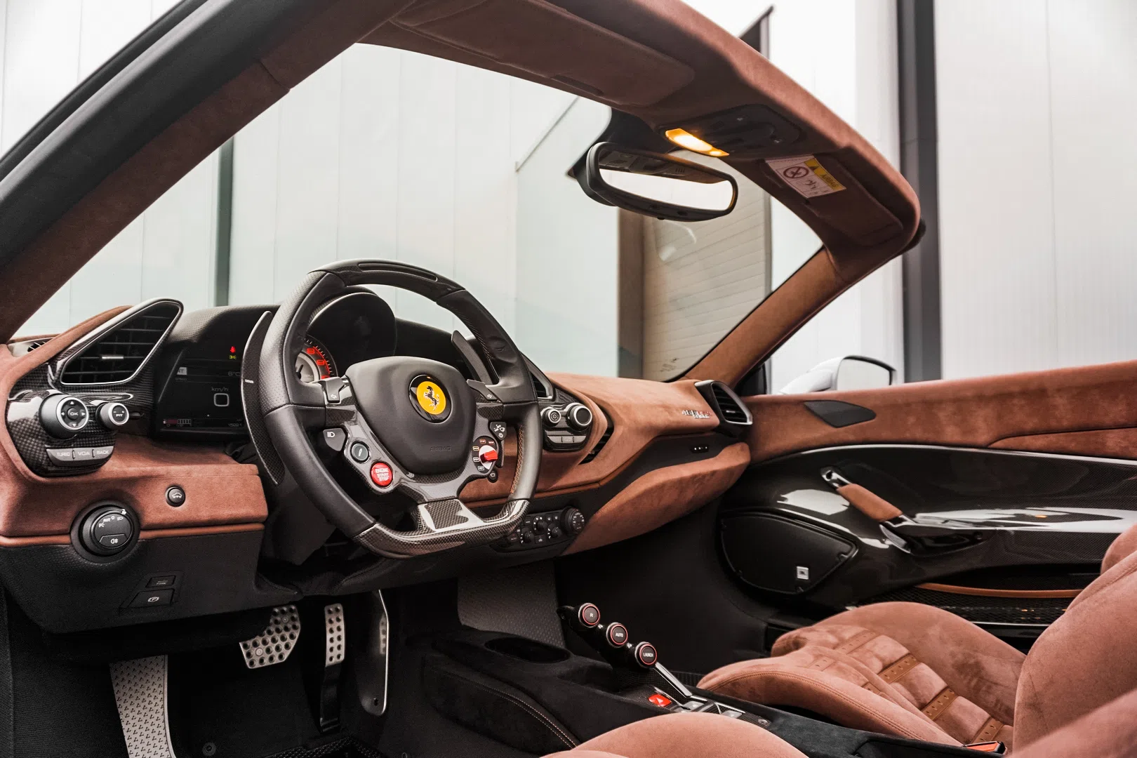2019 Ferrari 488 Pista Spider interior, dashboard