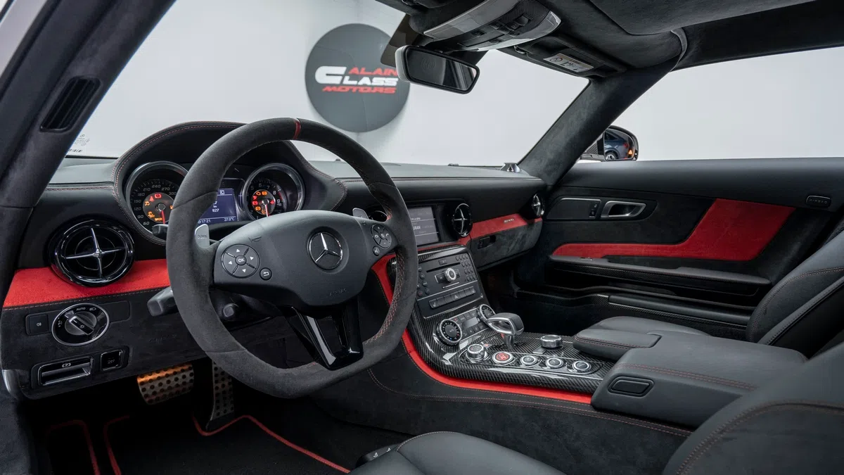2014 Mercedes-Benz SLS AMG Black Series interior, dashboard
