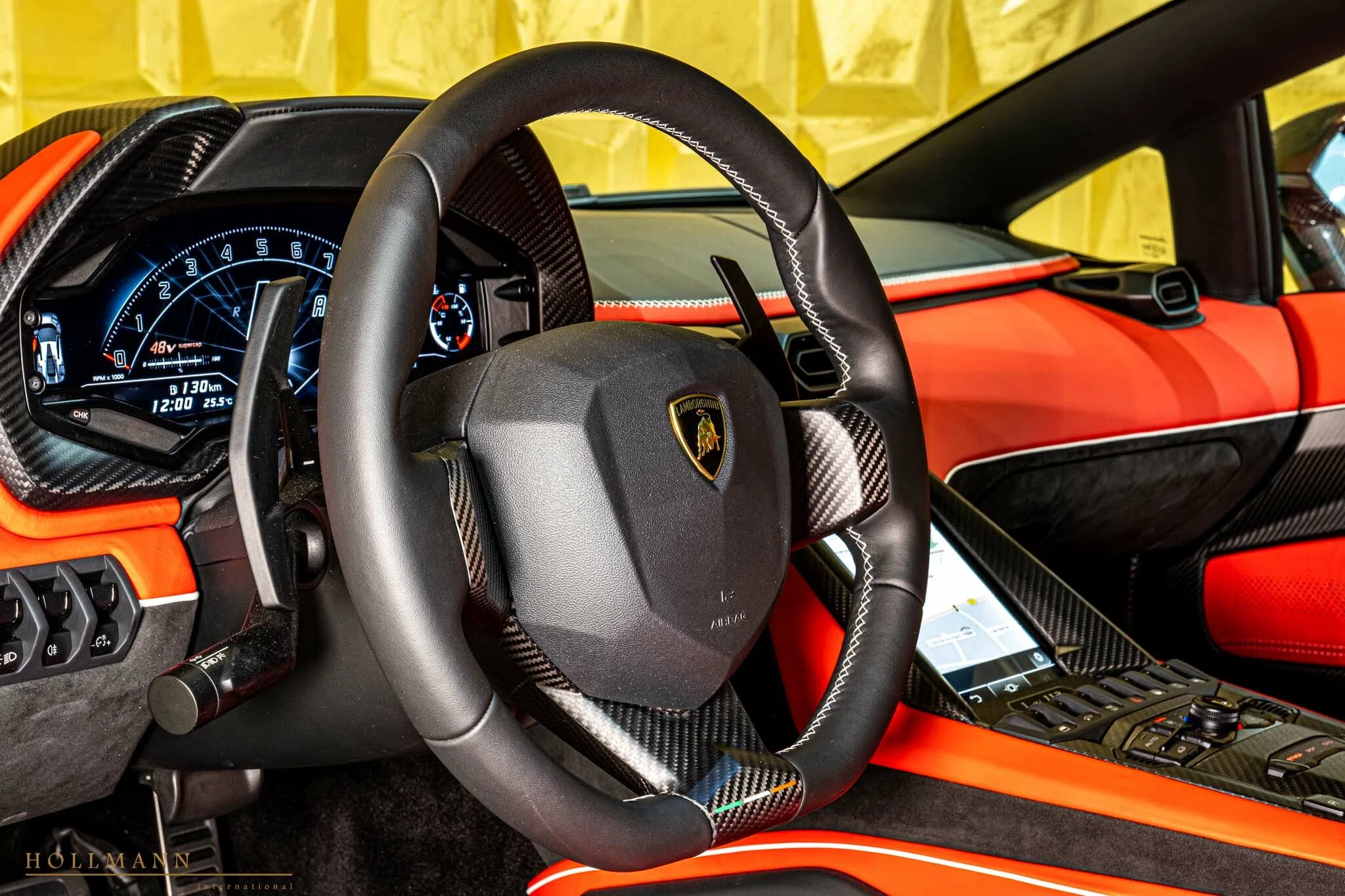 2023 Lamborghini Countach LPI 800-4 interior, steering wheel