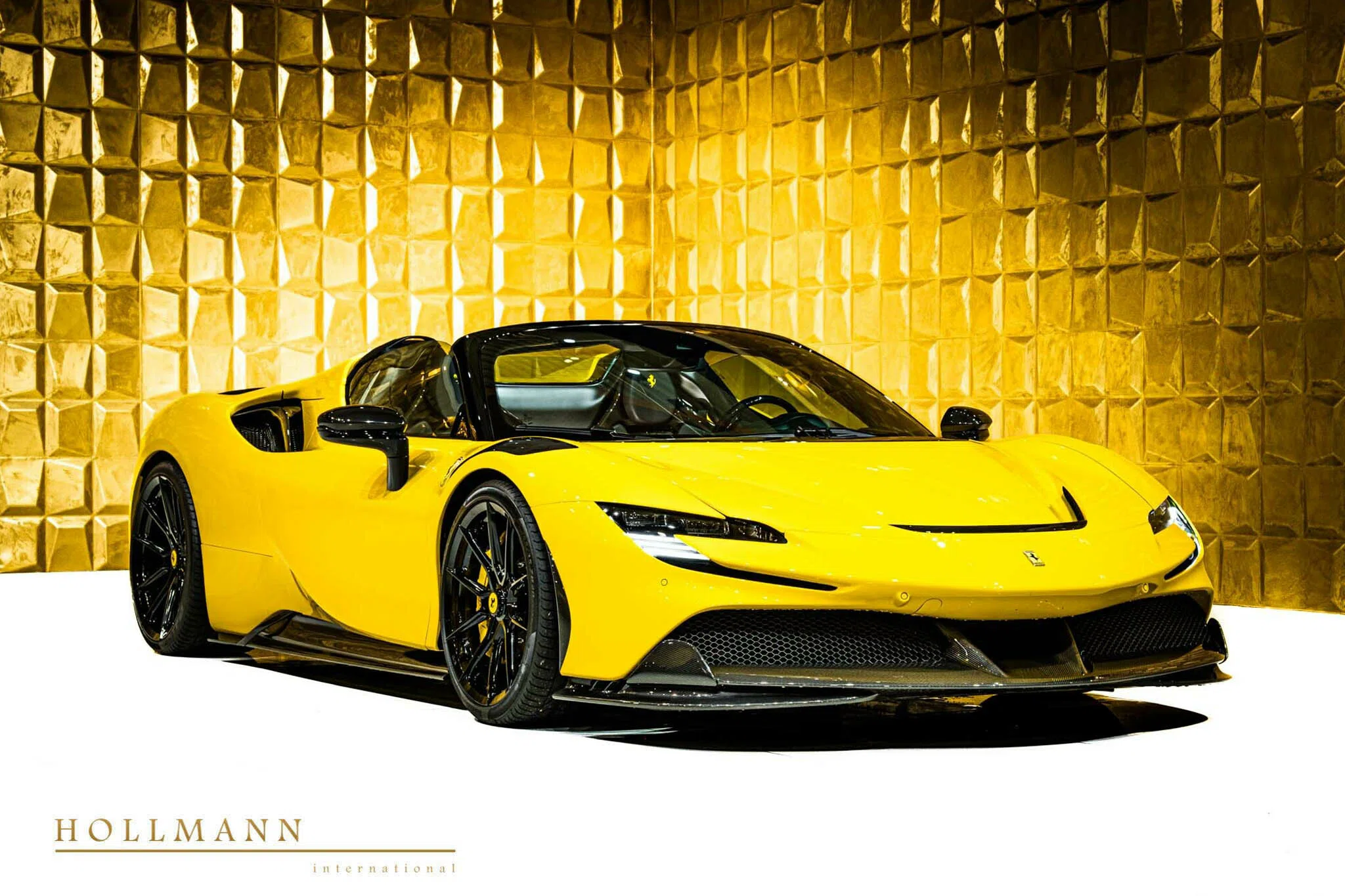 2022 Ferrari SF90 Spider by NOVITEC for sale, exterior, Giallo Modena