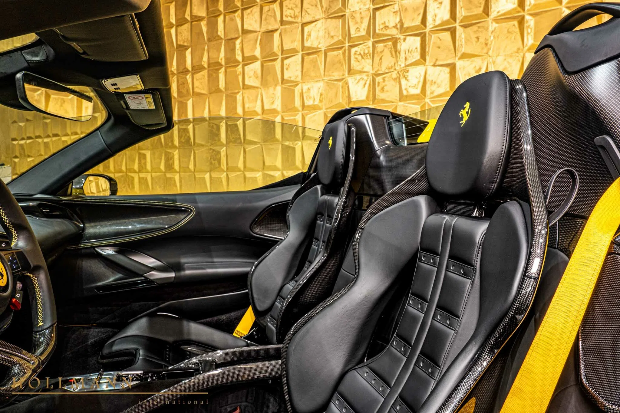 2022 Ferrari SF90 Spider by NOVITEC interior, seats, Nero