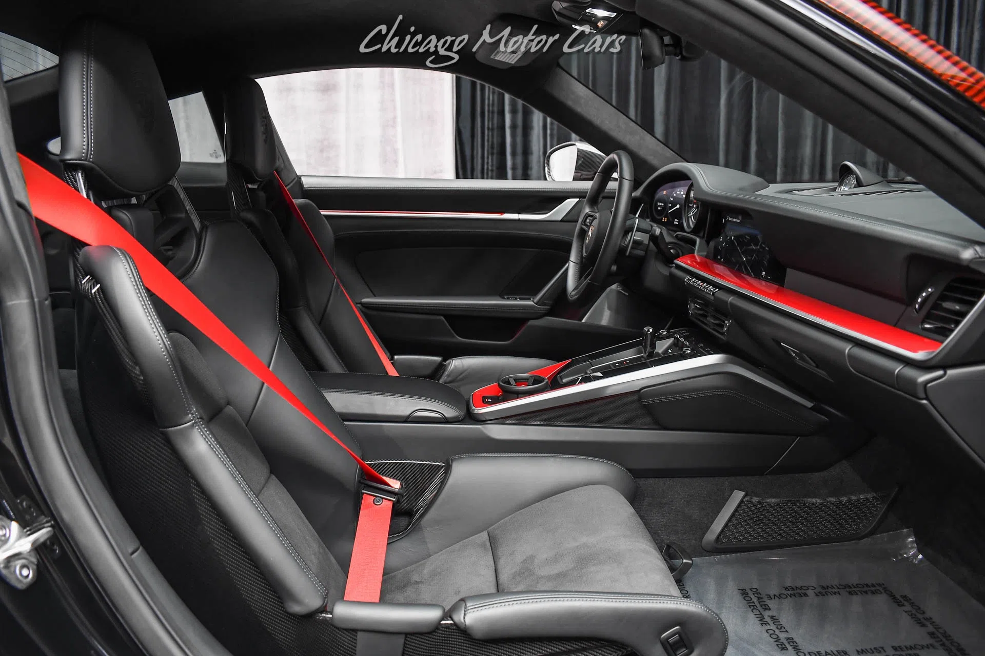 2022 Porsche 911 Stinger GTR interior, seats, Black leather interior