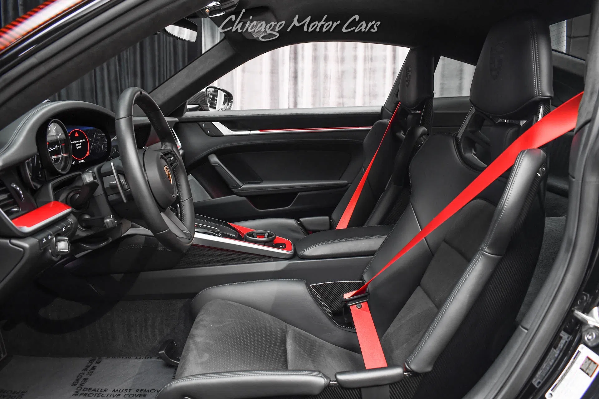 2022 Porsche 911 Stinger GTR interior, seats, Black leather interior
