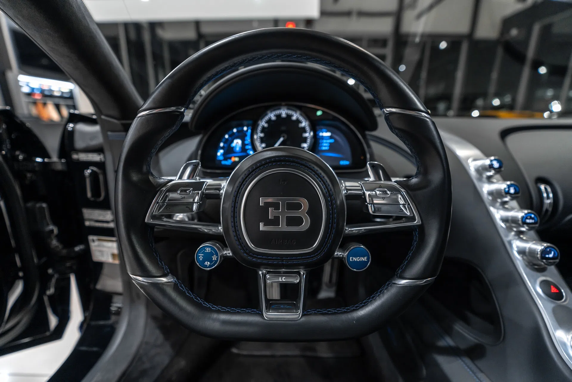 2019 Bugatti Chiron interior