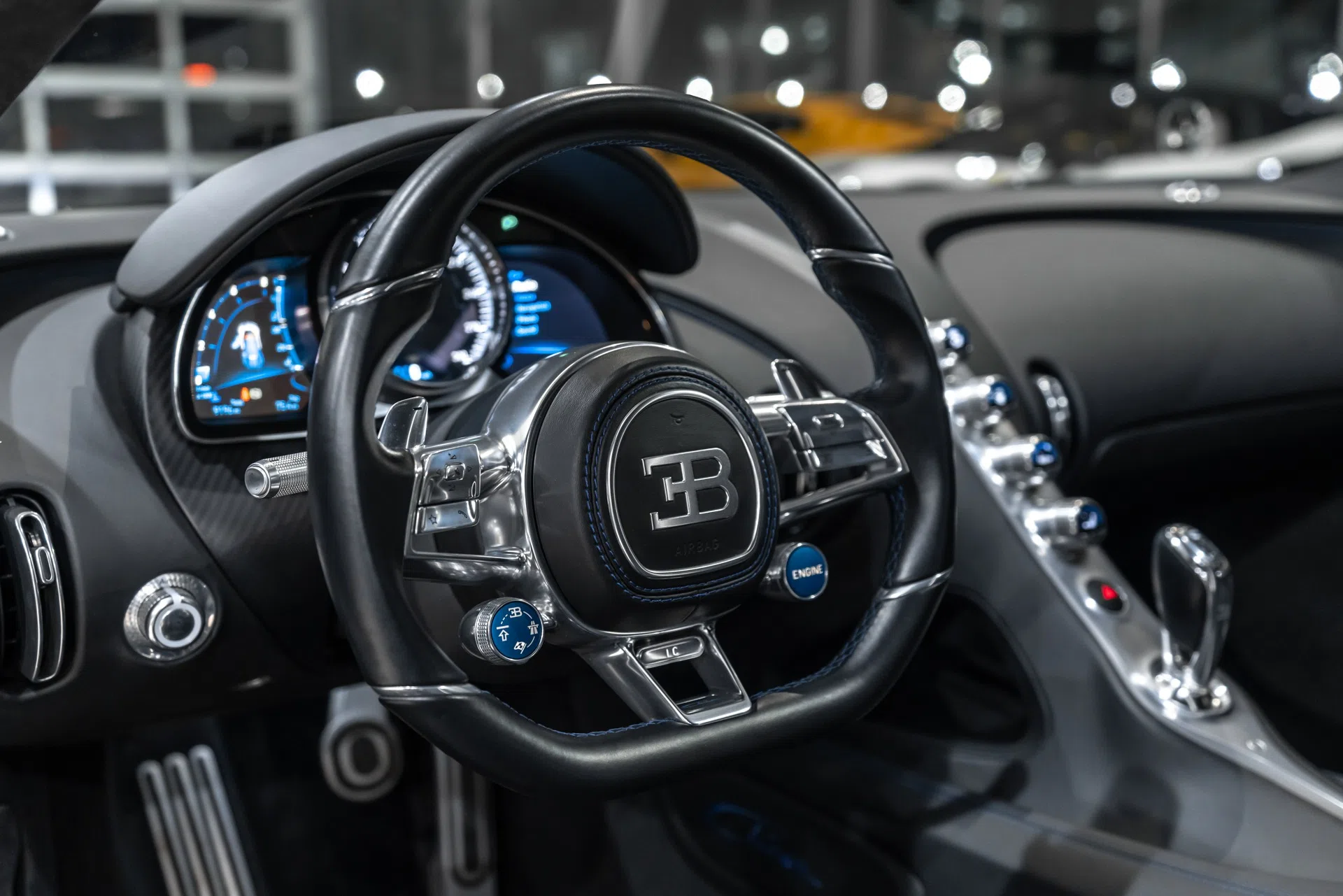 2019 Bugatti Chiron interior