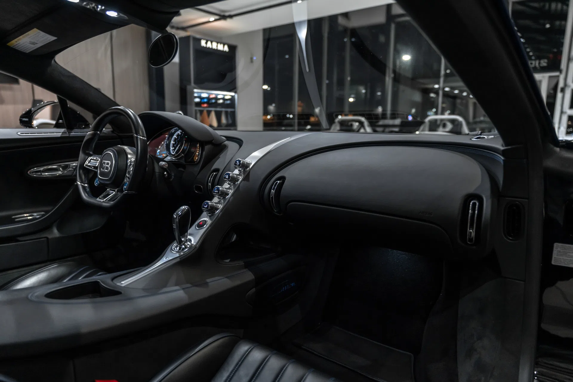 2019 Bugatti Chiron interior