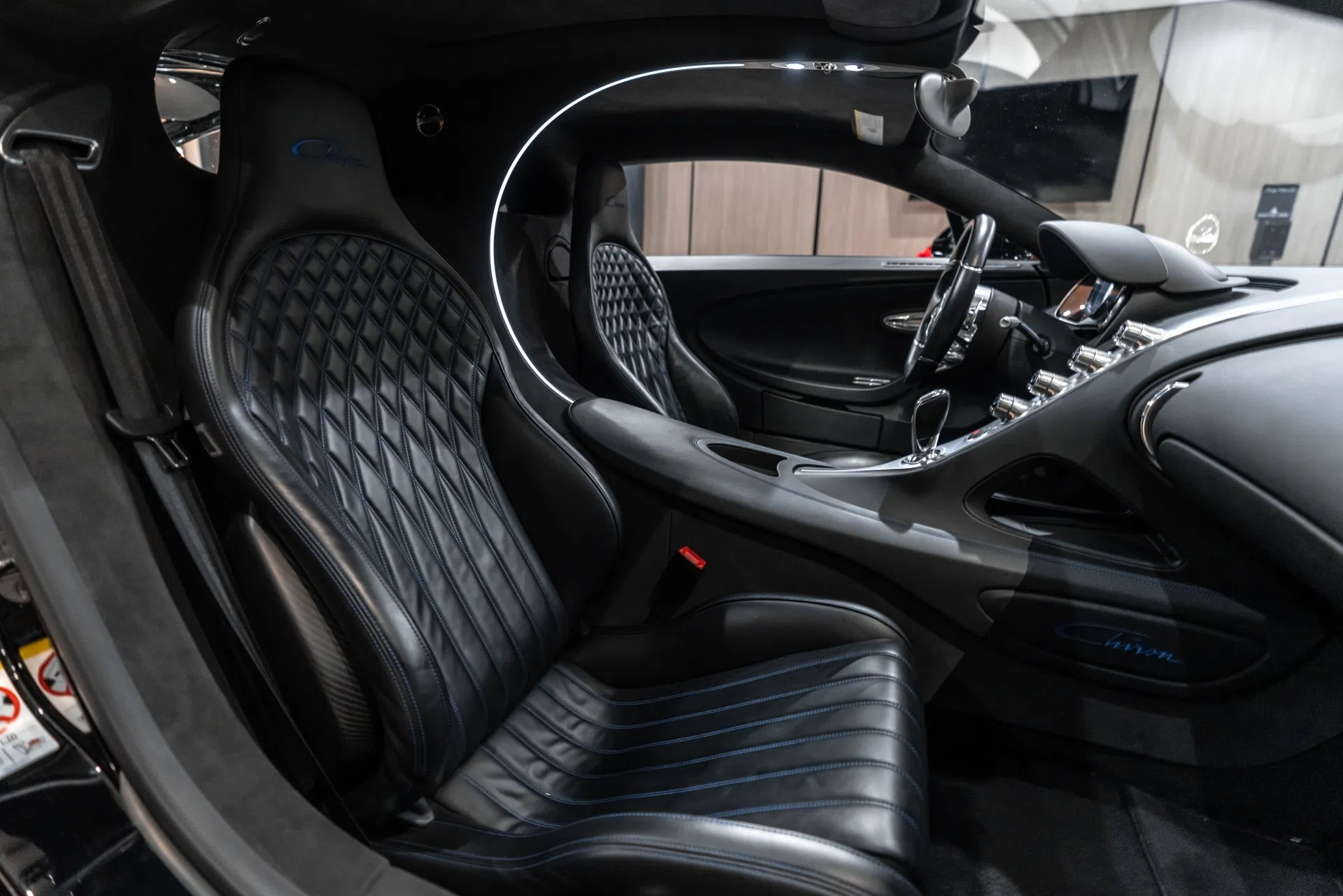 2019 Bugatti Chiron interior, seats