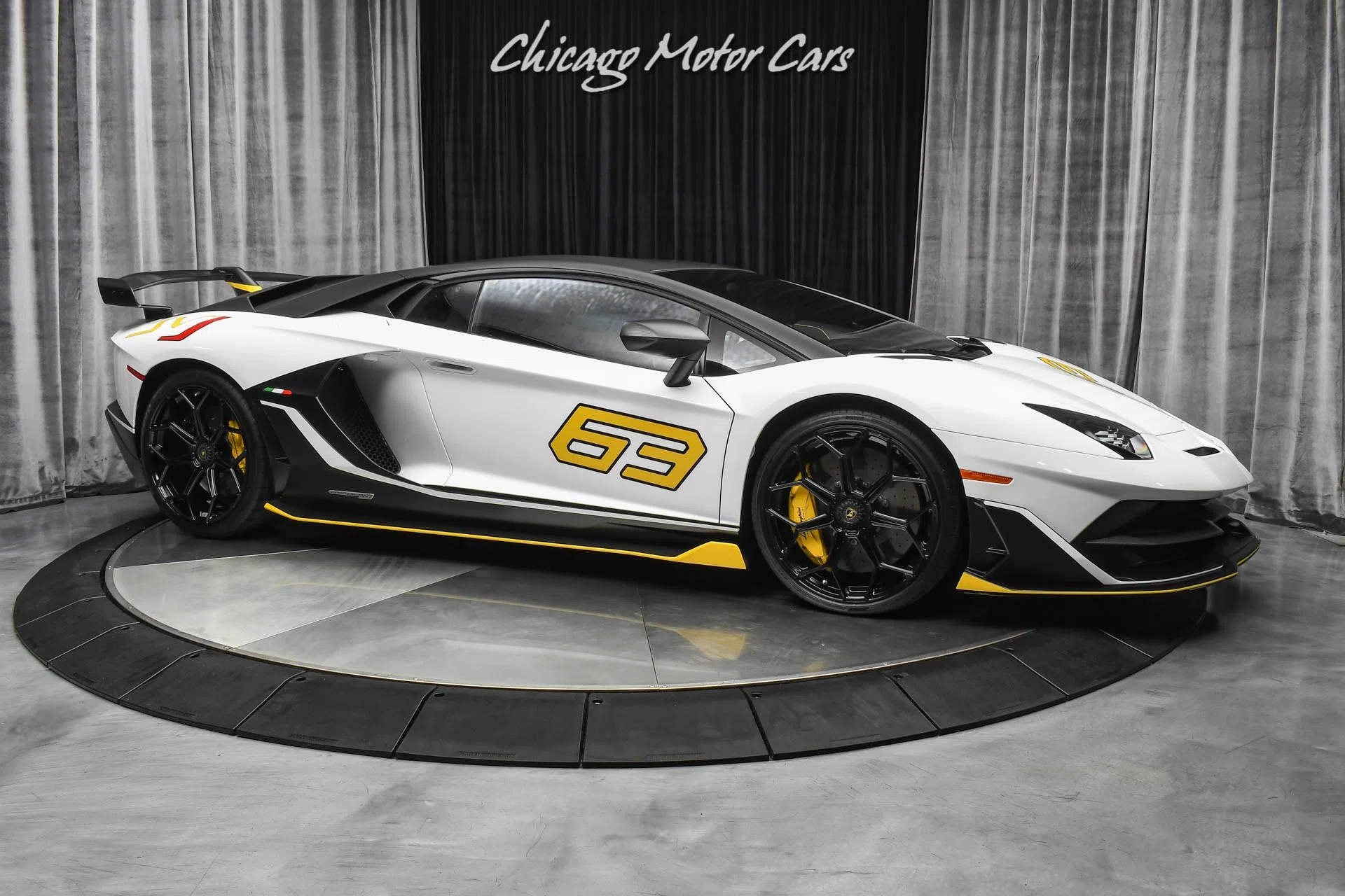 2020 Lamborghini Aventador LP770-4 SVJ 63 Edition Coupe for sale, exterior, Bianco Isis