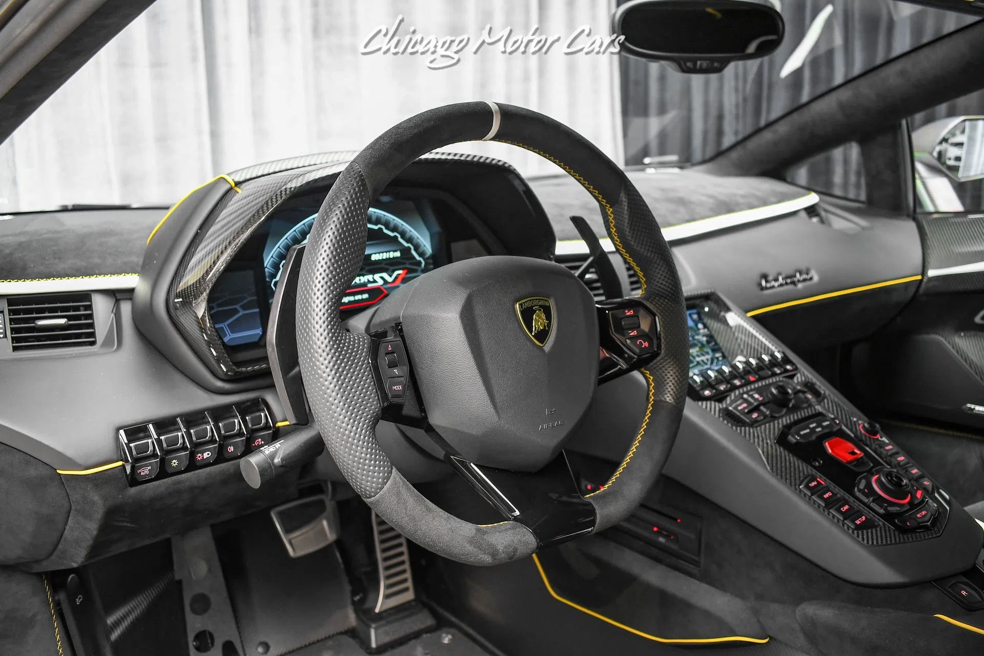 2020 Lamborghini Aventador LP770-4 SVJ 63 Edition Coupe interior, Nero Cosmus