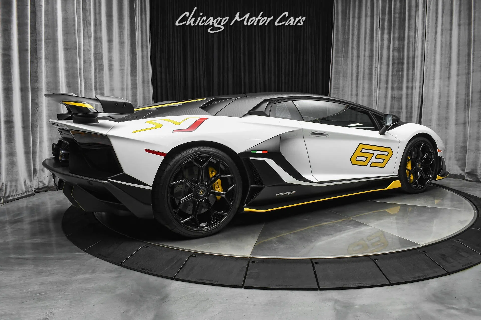 2020 Lamborghini Aventador LP770-4 SVJ 63 Edition Coupe for sale, exterior, Bianco Isis