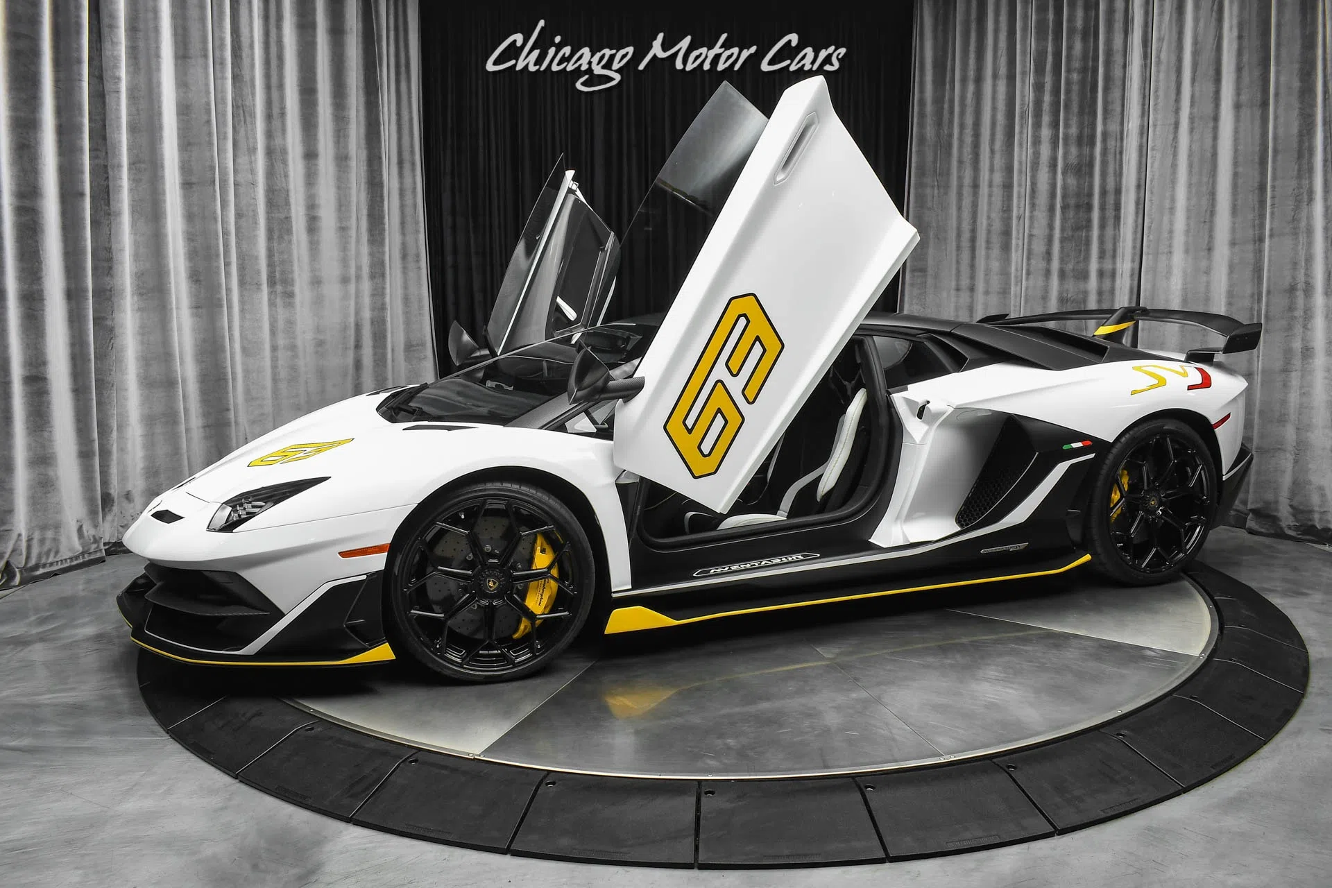 2020 Lamborghini Aventador LP770-4 SVJ 63 Edition Coupe for sale, exterior, Bianco Isis