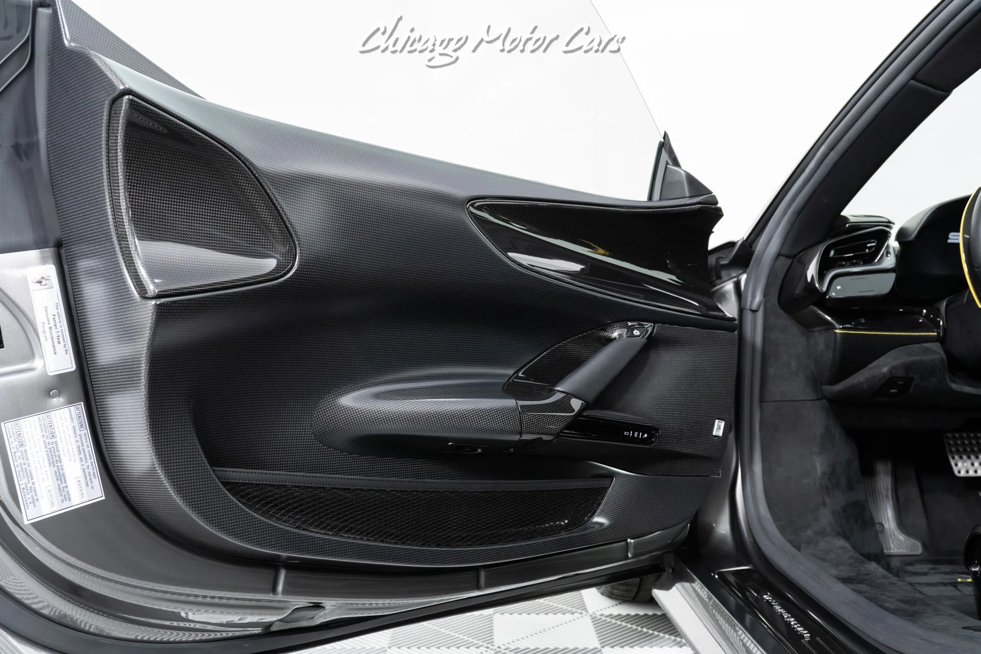 2021 Ferrari SF90 Stradale Coupe Assetto Fiorano interior, door panel