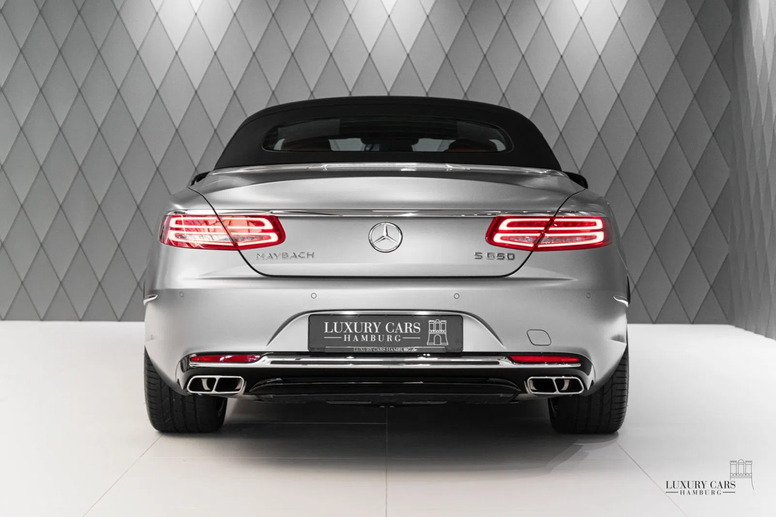 2018 Mercedes-Maybach S 650 Cabriolet"1 of 300", rear three-quarter view
