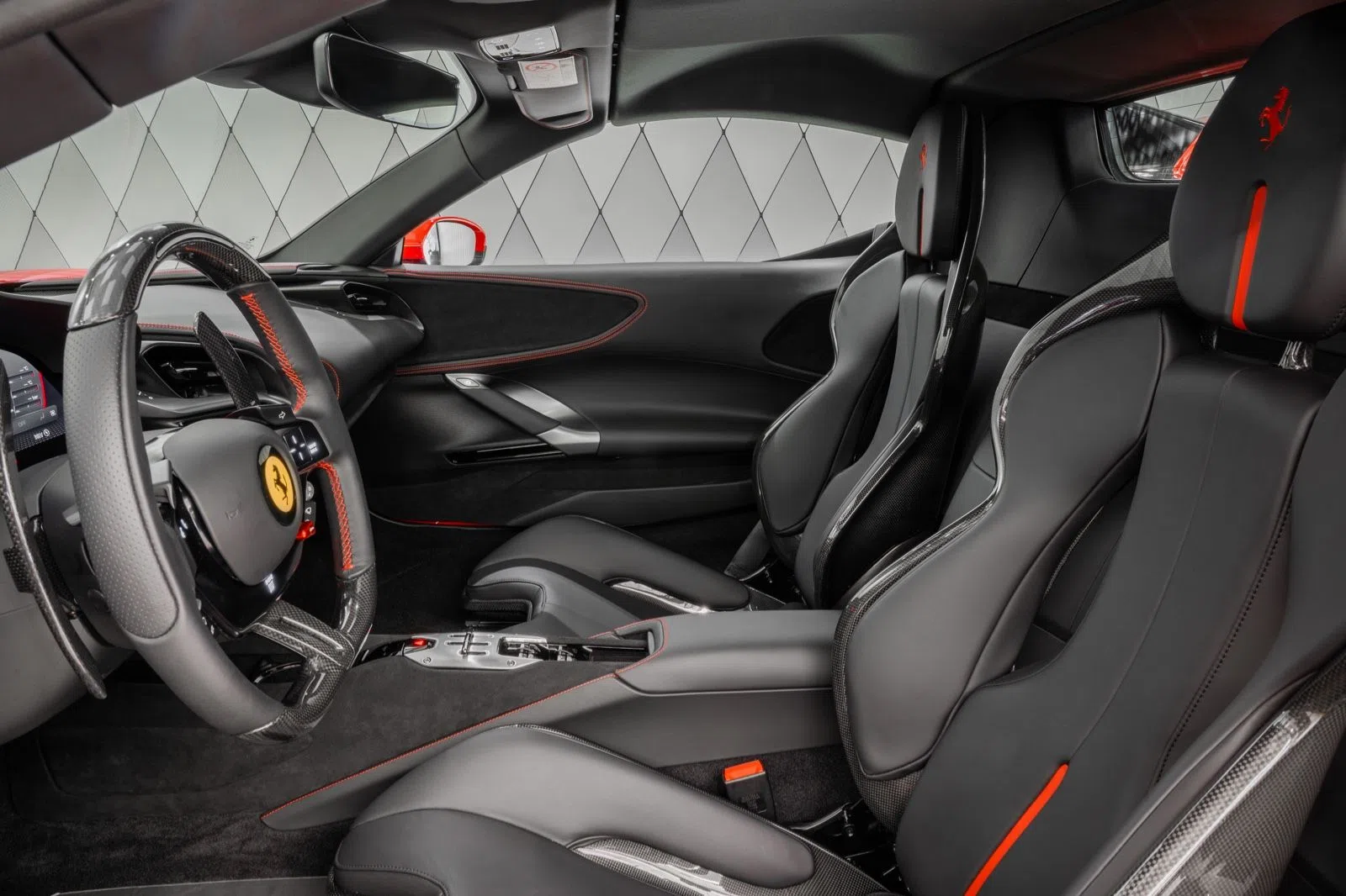 2023 Ferrari SF 90 Spider interior, seats