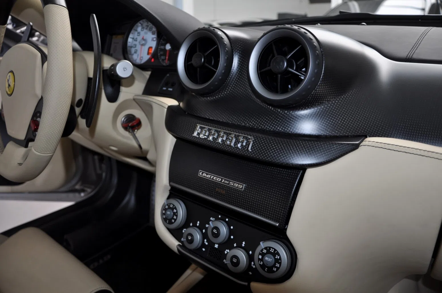 2010 Ferrari 599 GTO interior