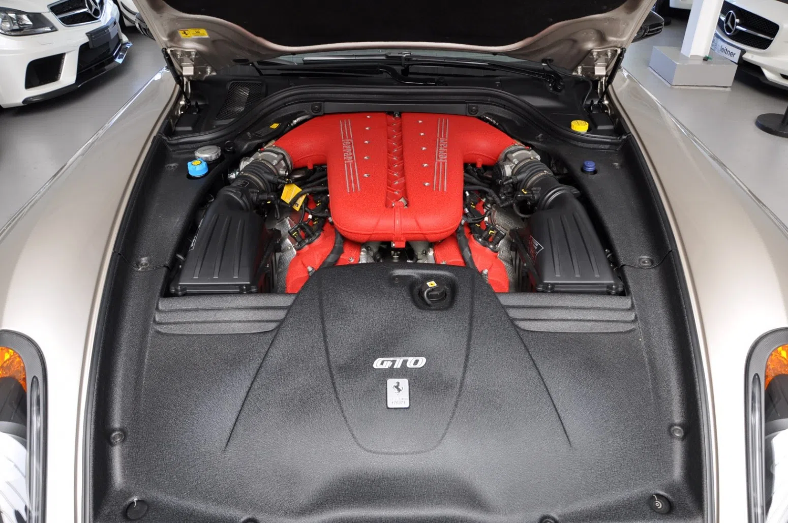 2010 Ferrari 599 GTO engine