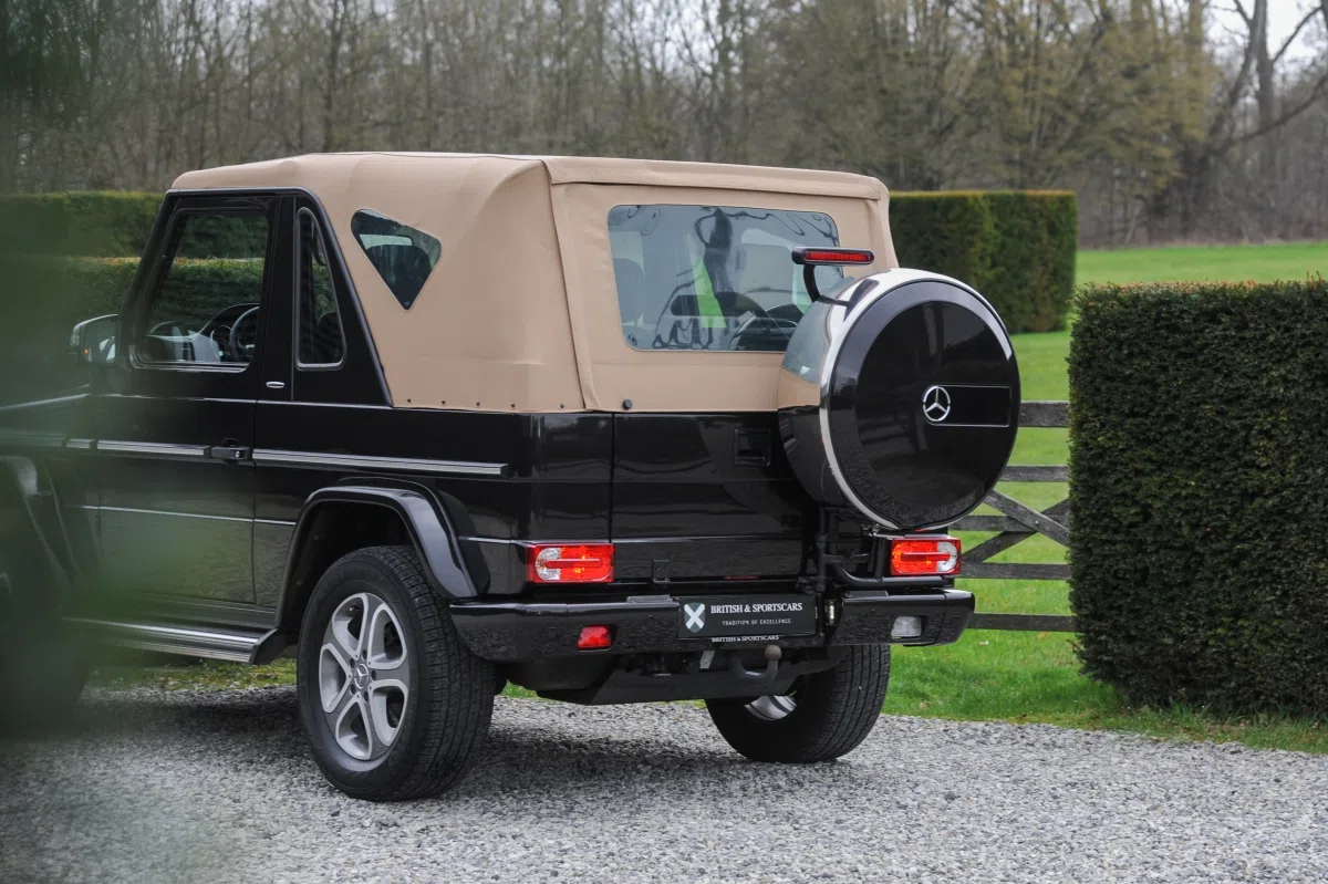 2014 Mercedes-Benz G 500 Convertible ''Final Edition 200'', rear three-quarter view