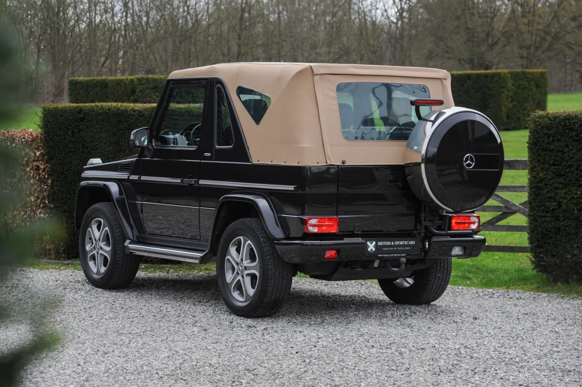 2014 Mercedes-Benz G 500 Convertible ''Final Edition 200'', rear three-quarter view