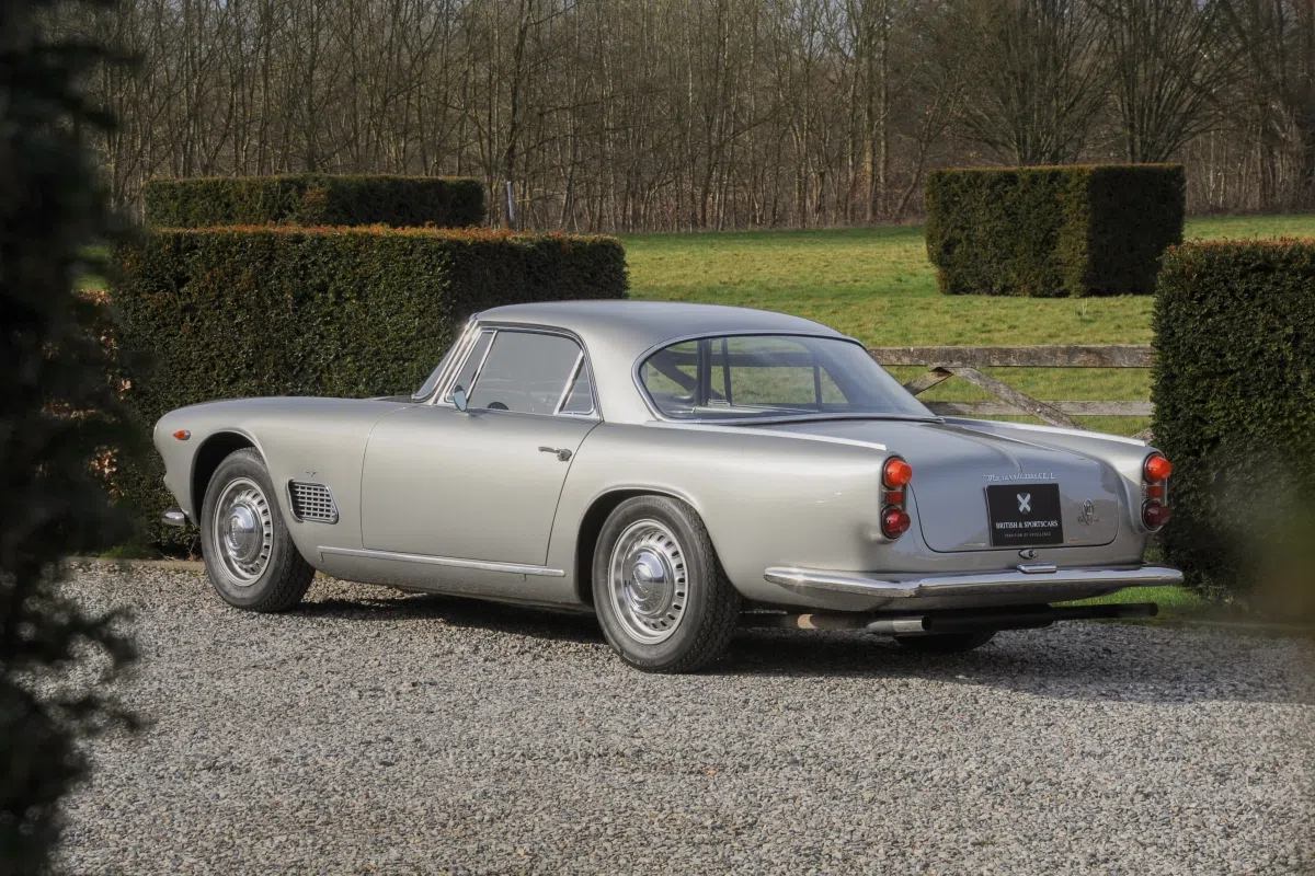 1962 Maserati 3500 GTI Touring, rear three-quarter view