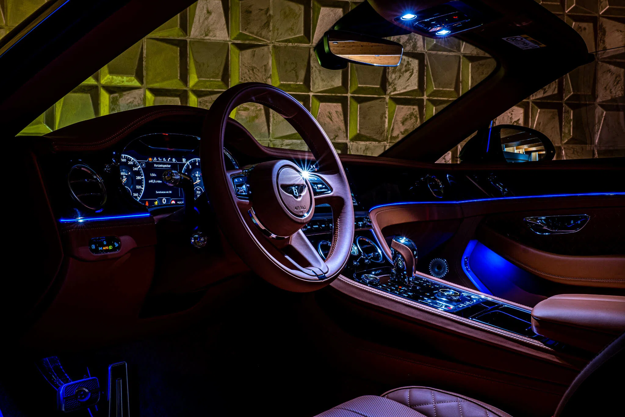 2023 Bentley Continental GTC V8 interior, dashboard