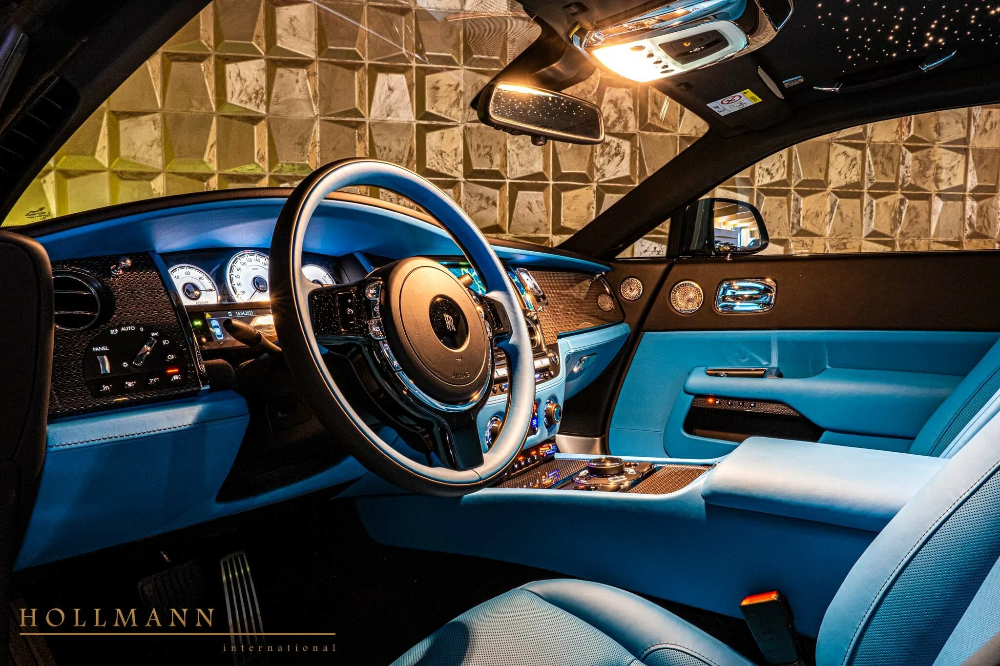 2023 Rolls-Royce Wraith Black Badge by NOVITEC OVERDOSE interior, dashboard