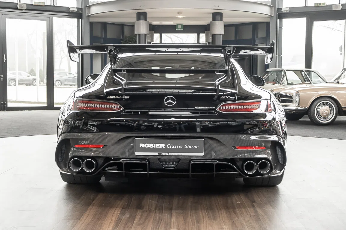 2020 Mercedes-AMG GT Black Series, rear three-quarter view