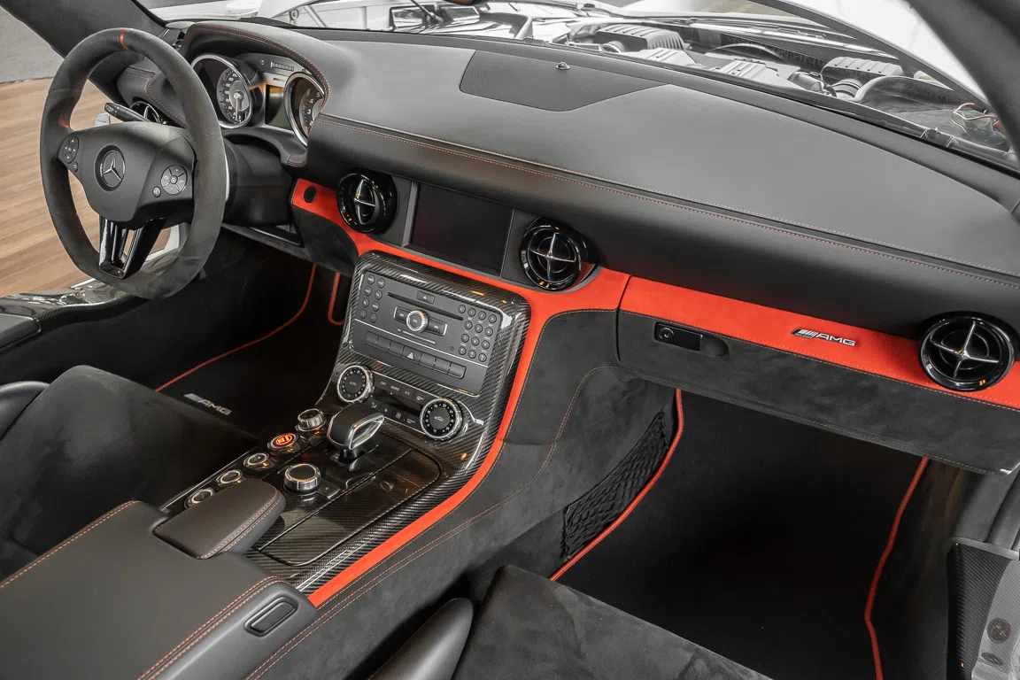 2013 Mercedes-Benz SLS AMG Black Series interior, dashboard