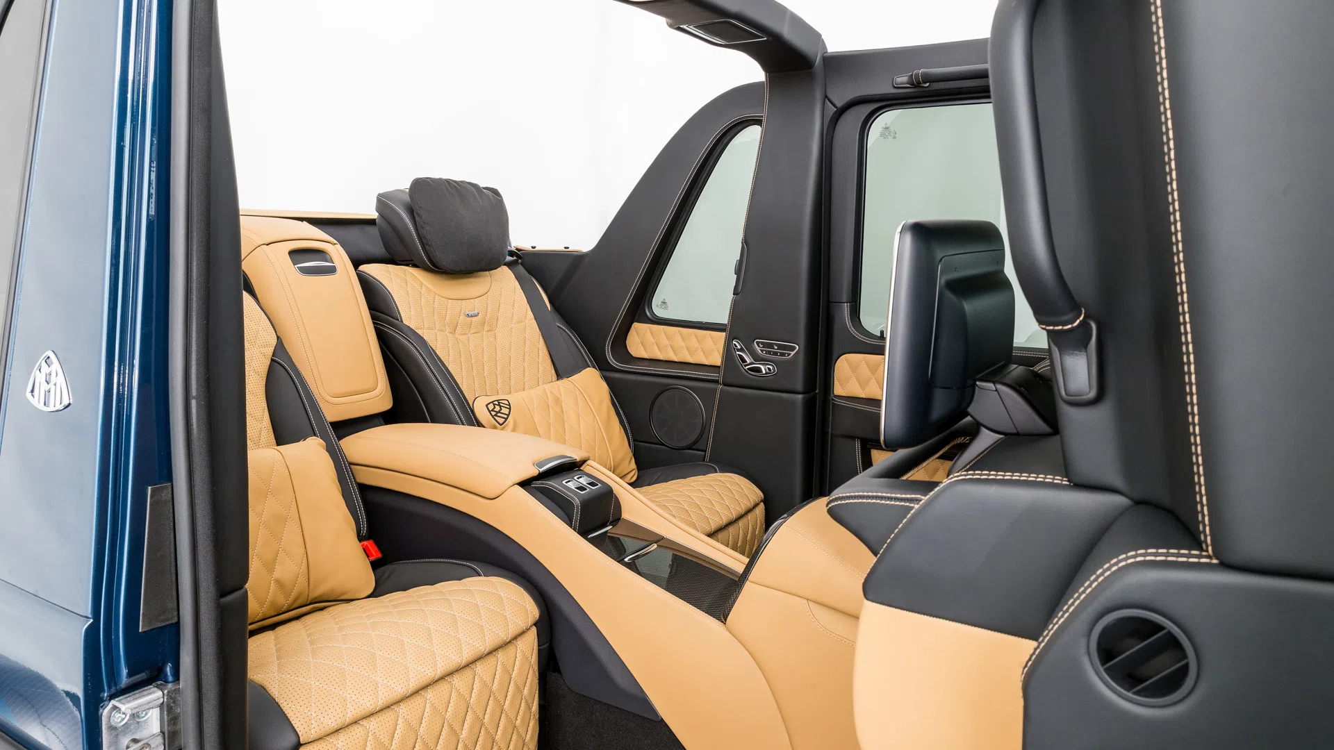 2018 Mercedes-Maybach G650 Landaulet interior, seats, Leather exclusive brown