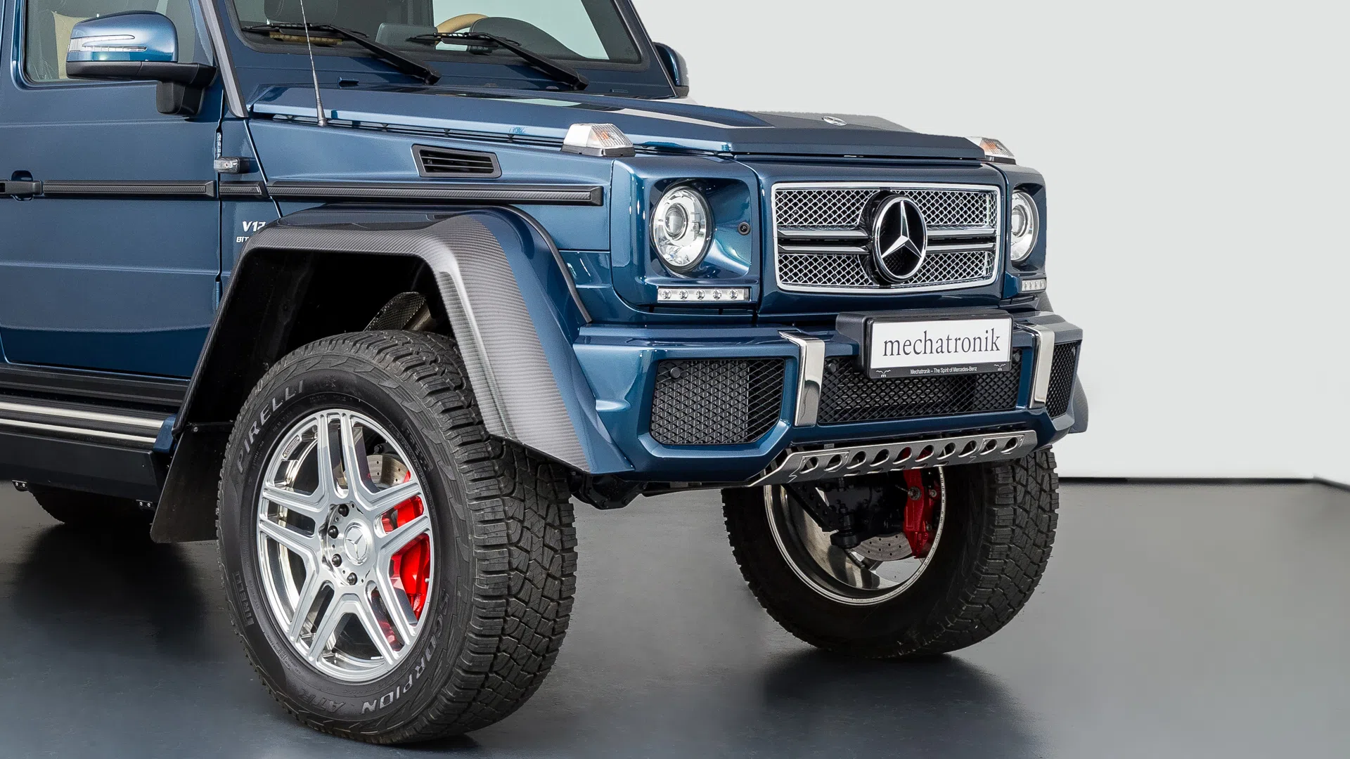2018 Mercedes-Maybach G650 Landaulet for sale, exterior, Designo Seablue metallic