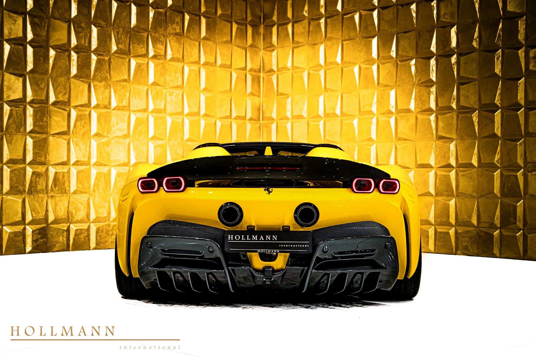 2022 Ferrari SF90 Spider by NOVITEC for sale, exterior, Giallo Modena