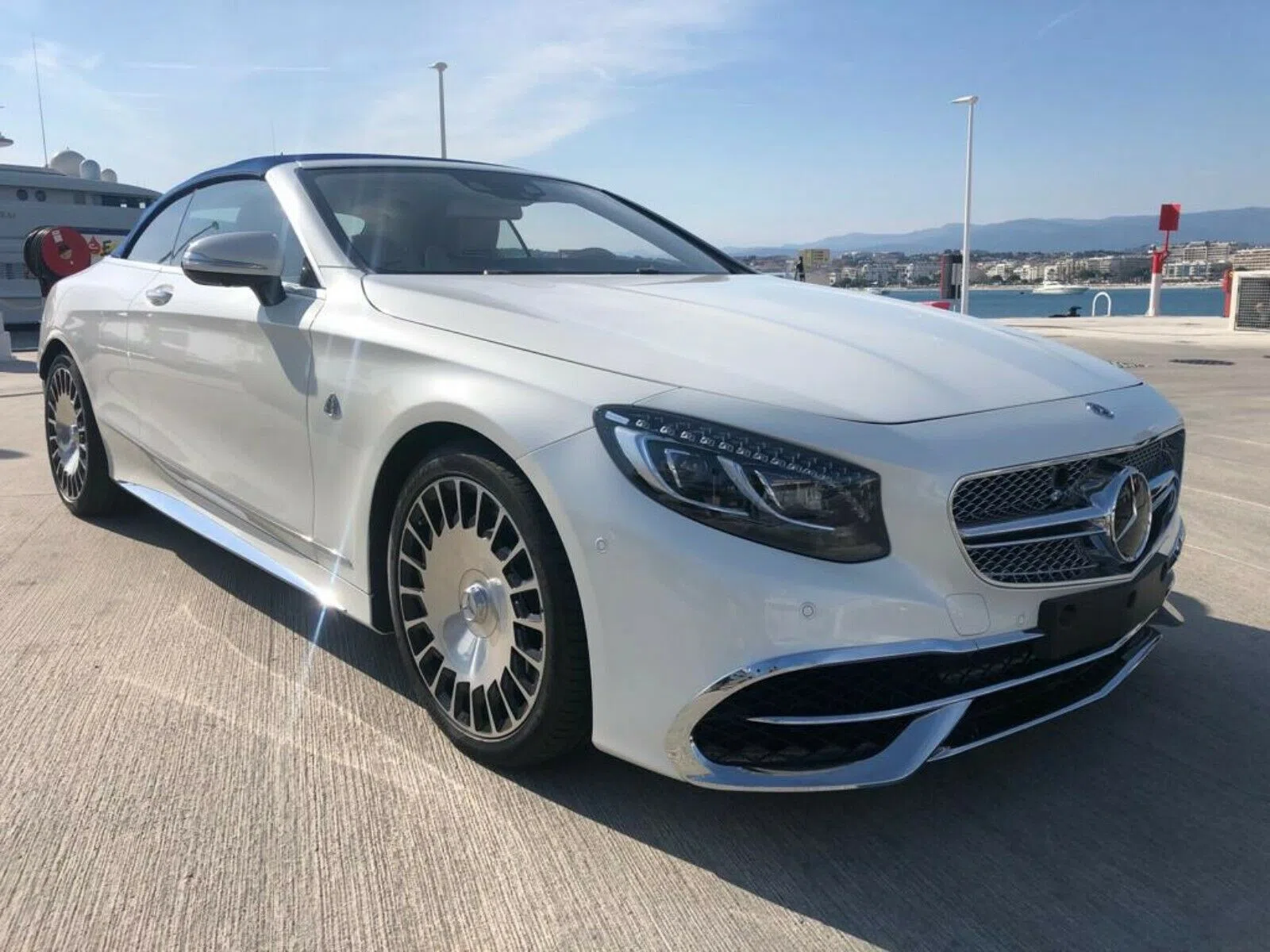 2019 Mercedes-Maybach S 650 Cabriolet 1 of 300 for sale, exterior, White
