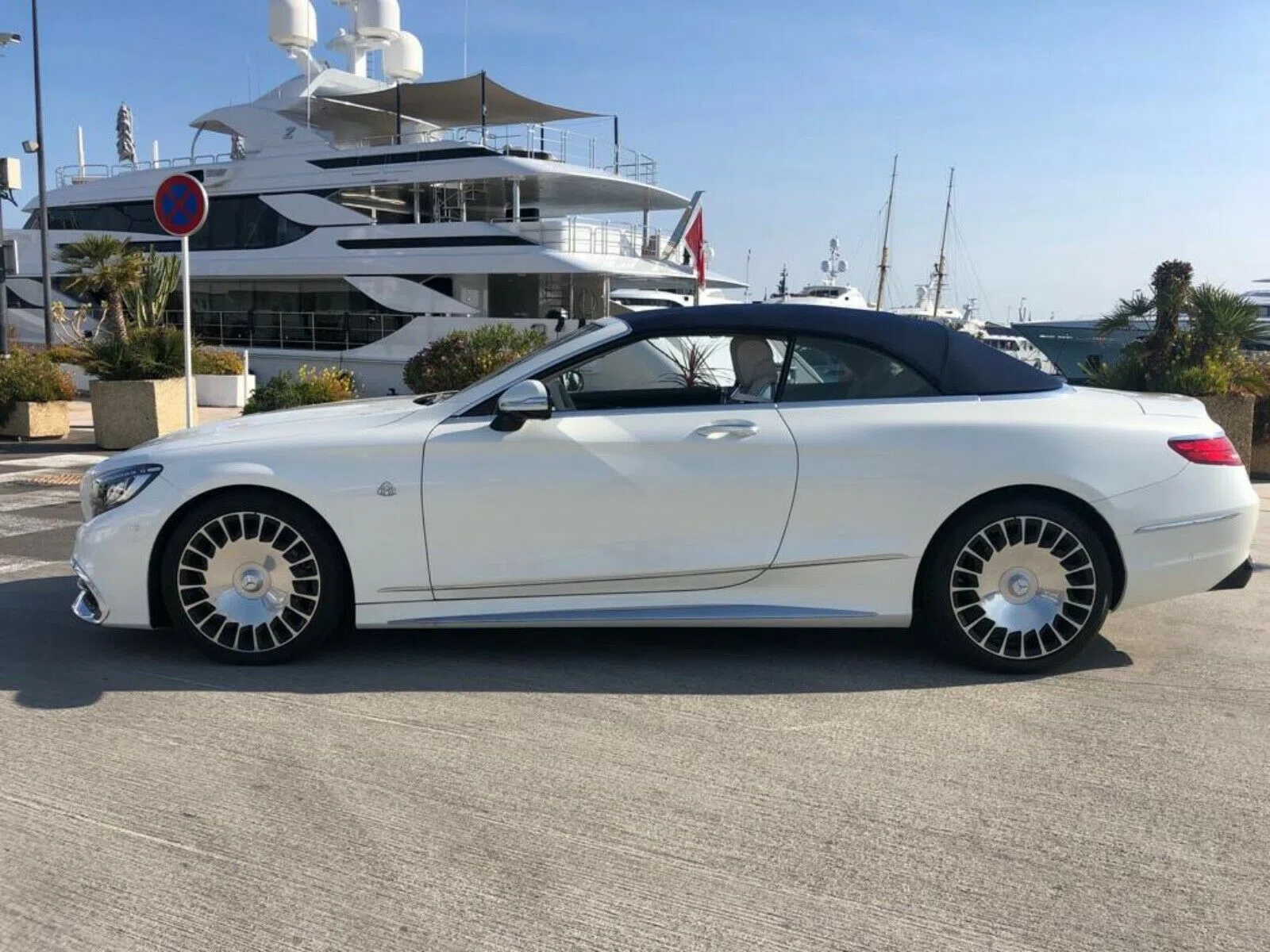 2019 Mercedes-Maybach S 650 Cabriolet 1 of 300 for sale, exterior, White