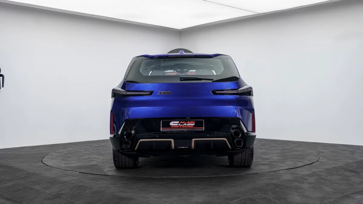 2023 BMW XM, rear three-quarter view