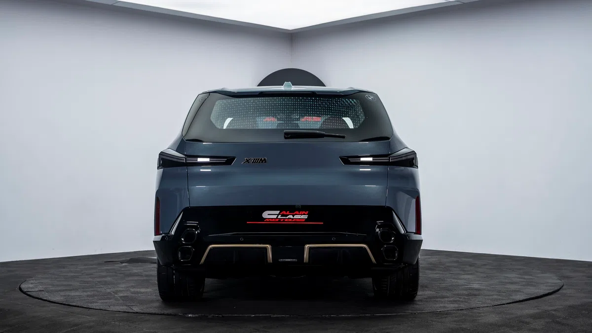 2023 BMW XM, rear three-quarter view