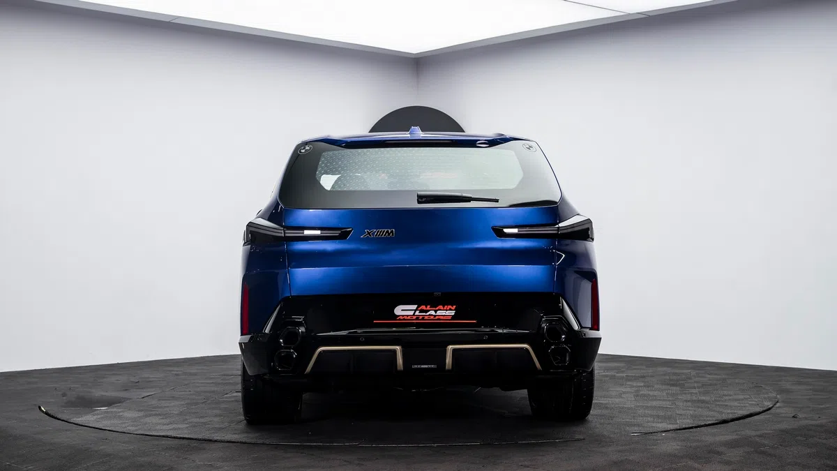 2023 BMW XM, rear three-quarter view