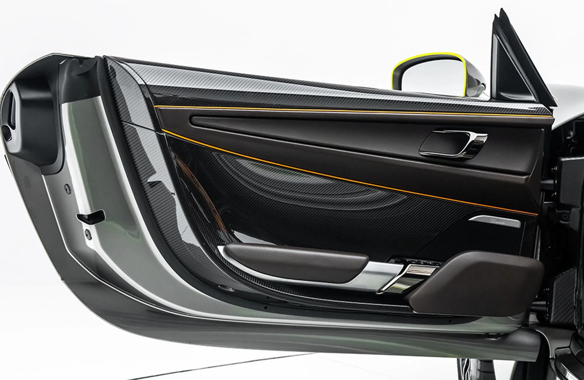 2015 Porsche 918 Spyder Pack Weissach interior, door panel