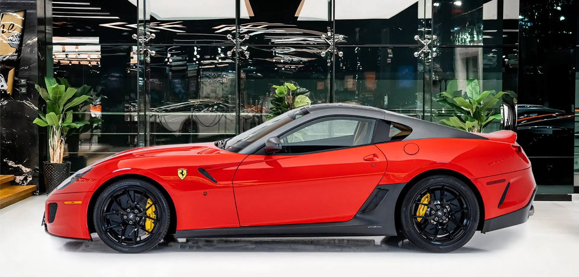 2011 Ferrari 599 GTO, side profile