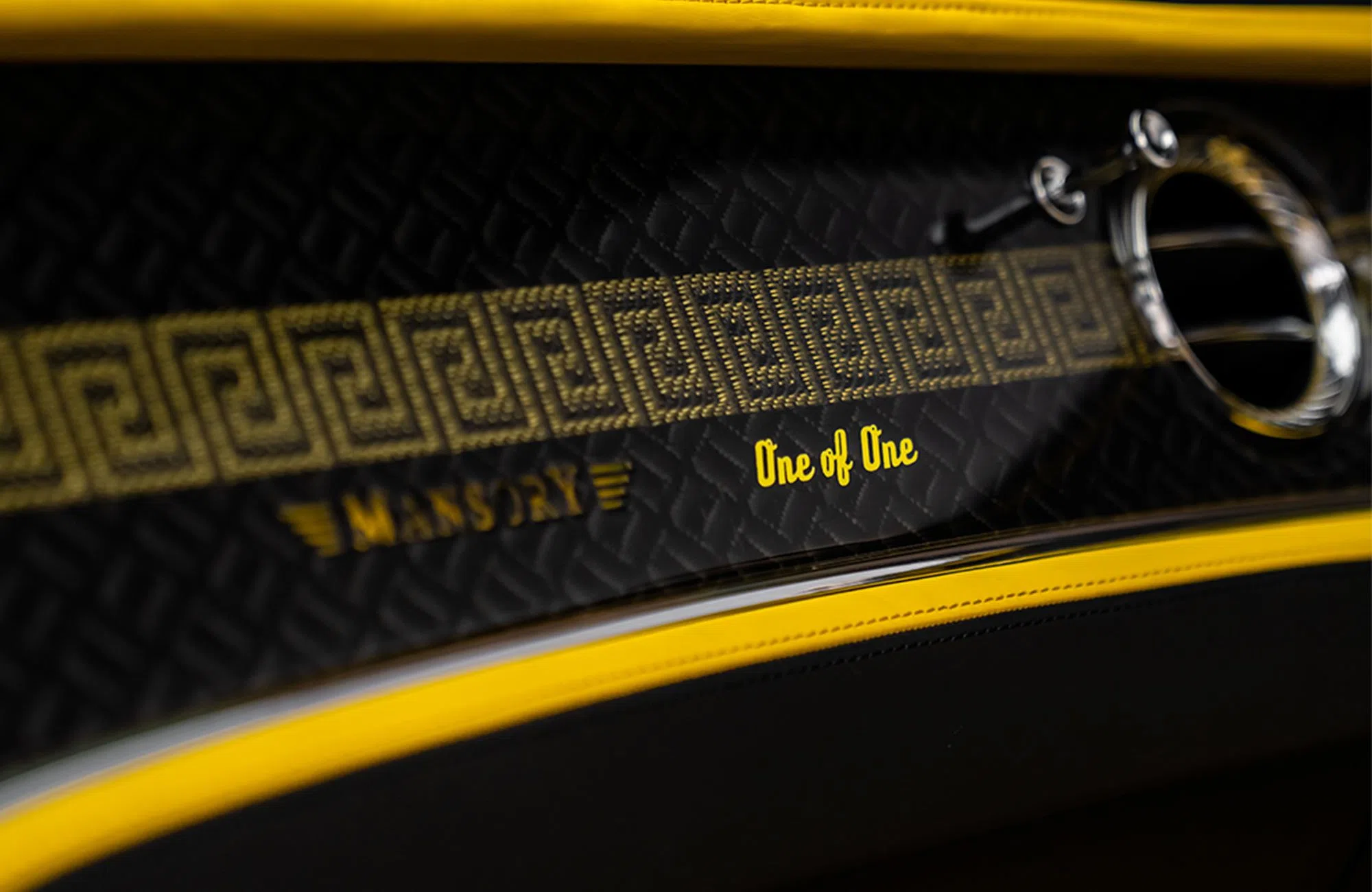 2022 Mansory Continental GTC Vitesse interior, door sill