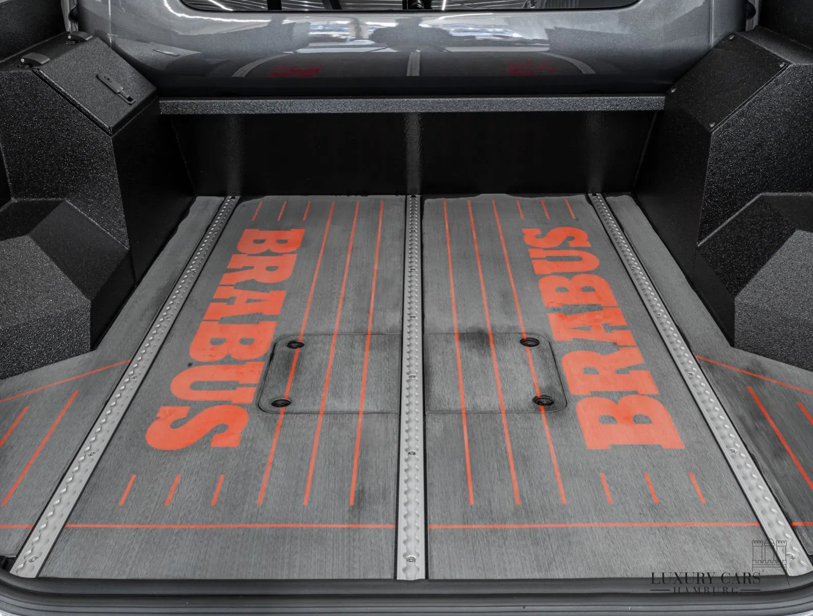 2022 BRABUS XLP 900 Adventure interior, door sill, Black, Full leather
