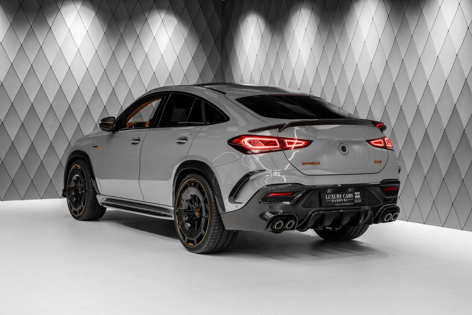 2023 BRABUS GLE 900 Rocket Edition, rear three-quarter view, Brabus Superior Grey