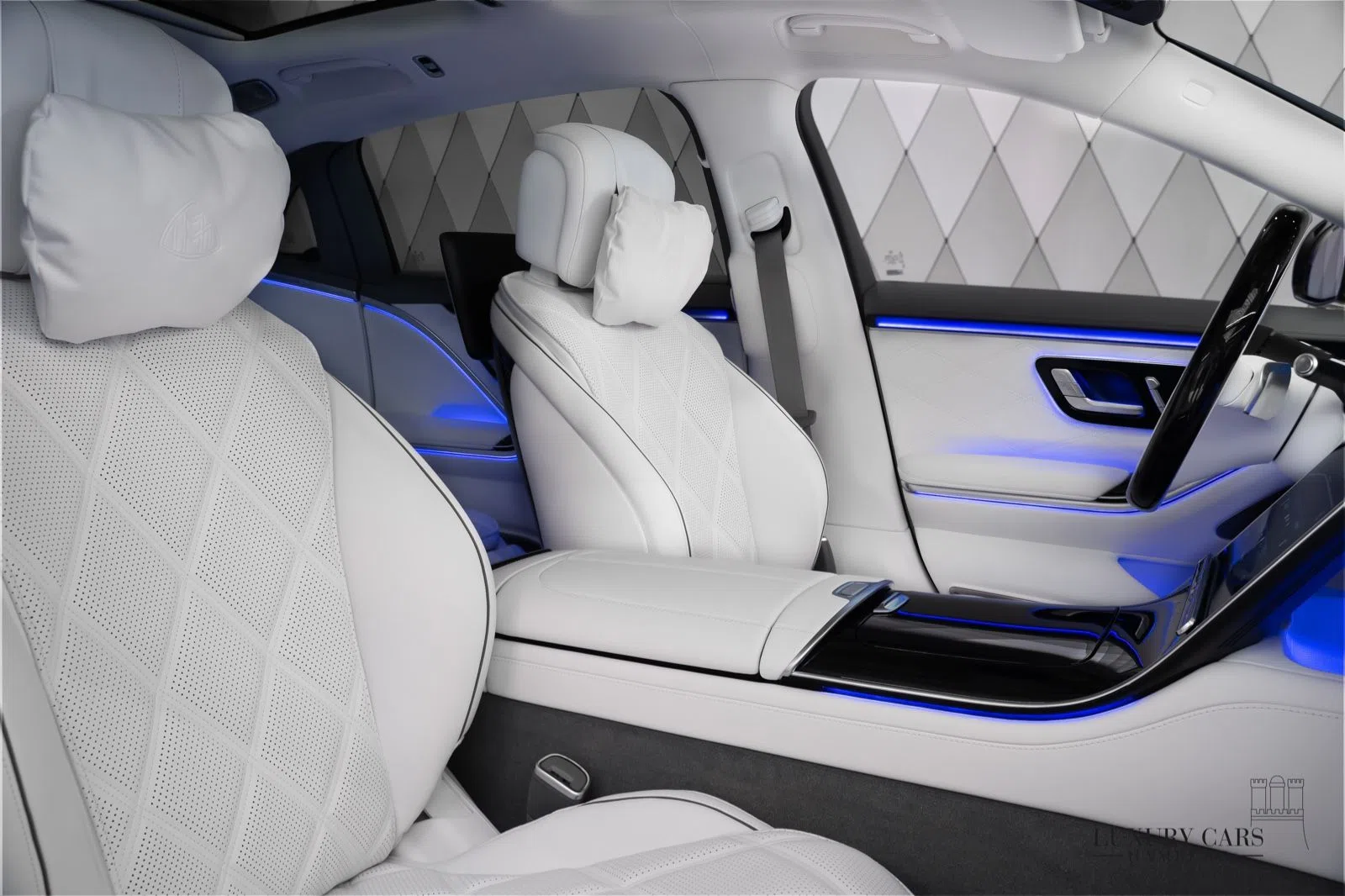 2022 Mercedes-Maybach S 680 interior, seats, Beige, Full leather