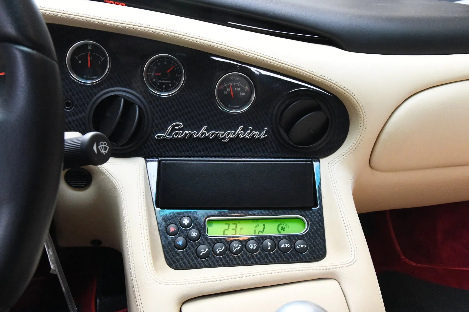 2021 Lamborghini Diablo VT 6.0 interior, dashboard, Tan, Full leather