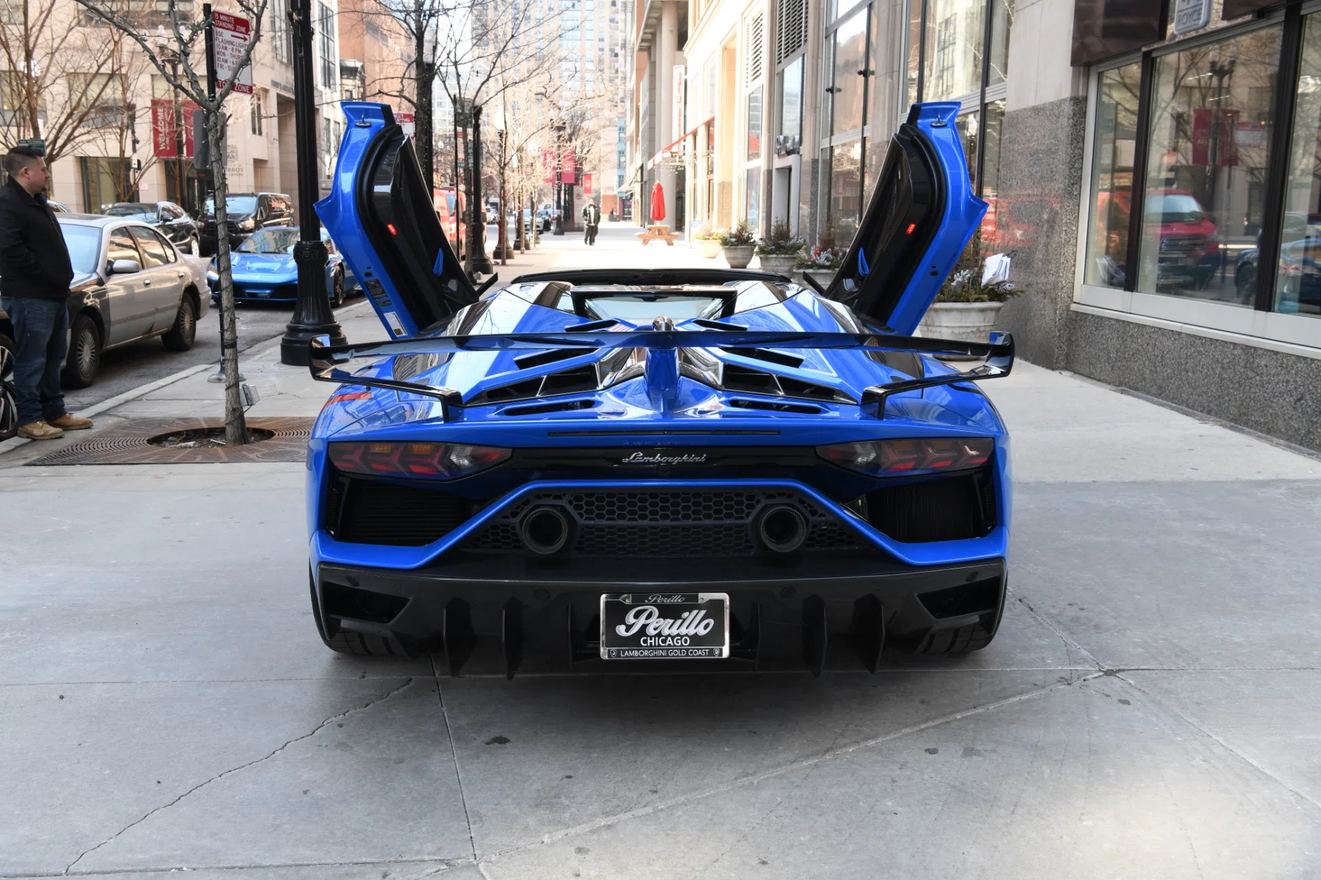 2021 Lamborghini Aventador SVJ Roadster for sale, exterior, Blu Nila