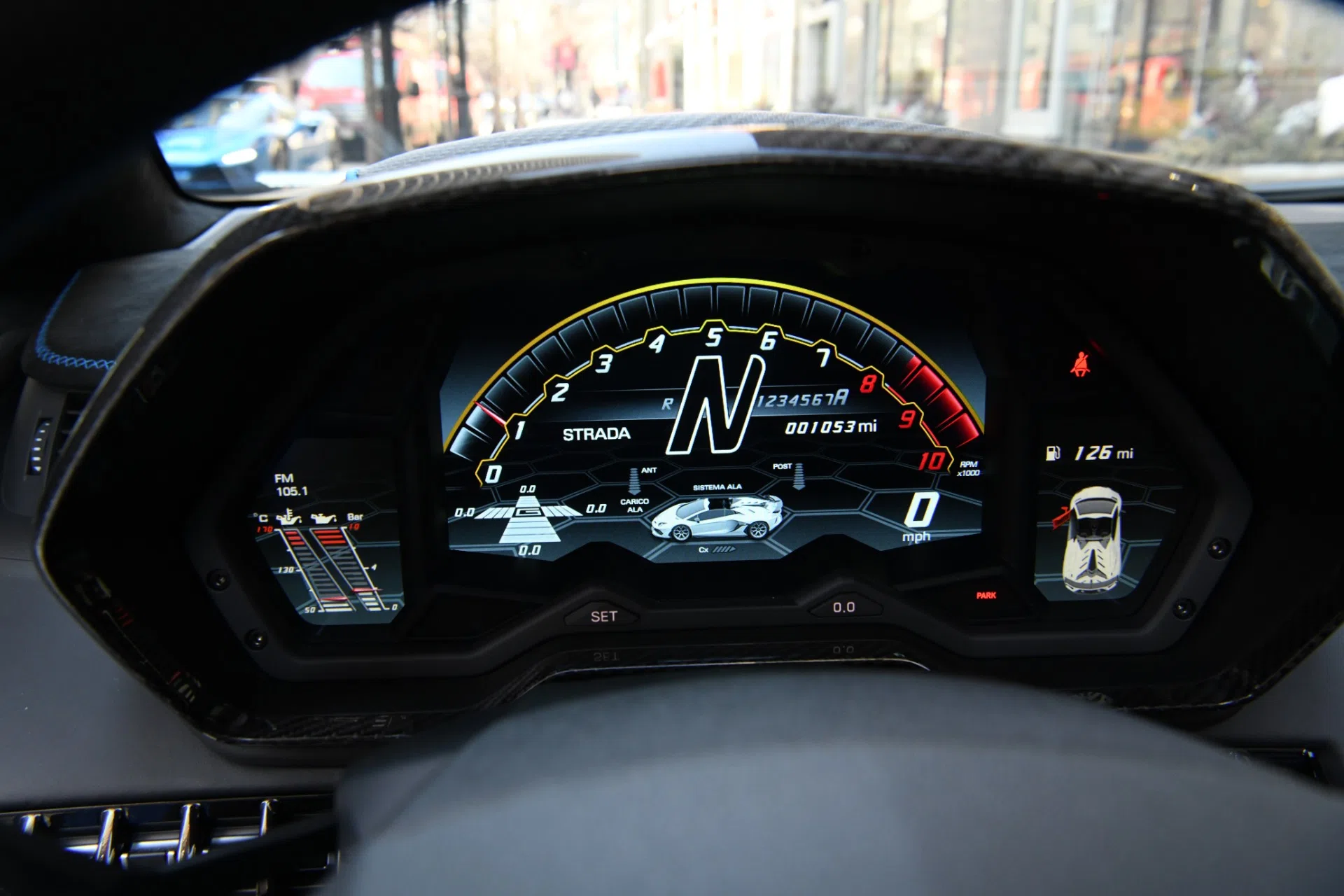 2021 Lamborghini Aventador SVJ Roadster interior