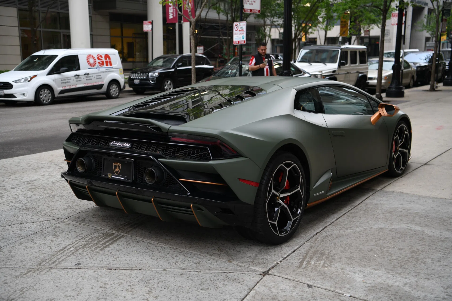 2020 Lamborghini Huracan EVO LP 640-4 for sale, exterior, Verde