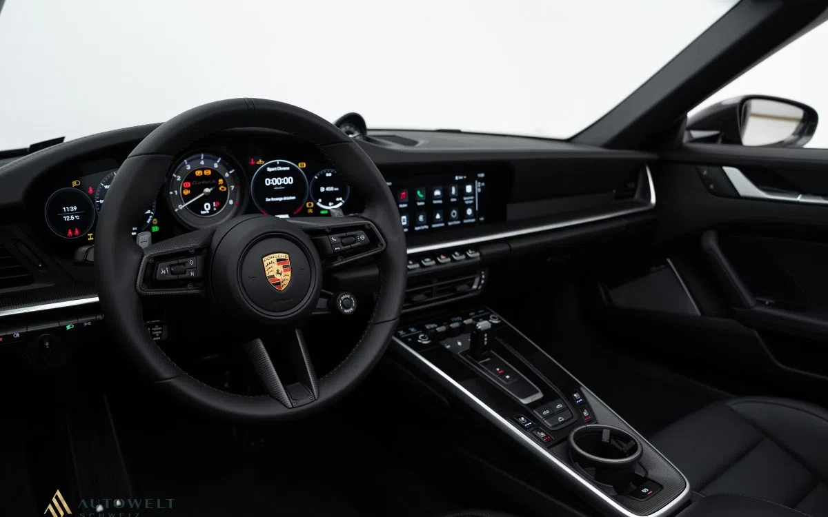 2023 Porsche 911 Turbo S Cabriolet PDK interior, dashboard